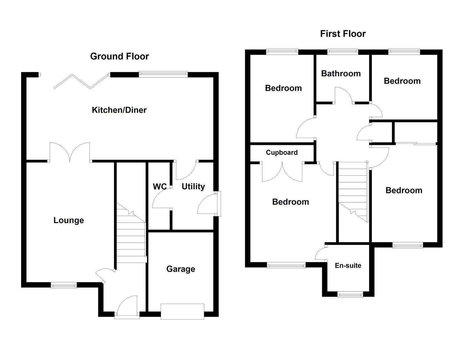 Floorplan of 4 bedroom Detached House for sale, Sutherland Drive, Sunderland, Tyne and Wear, SR4