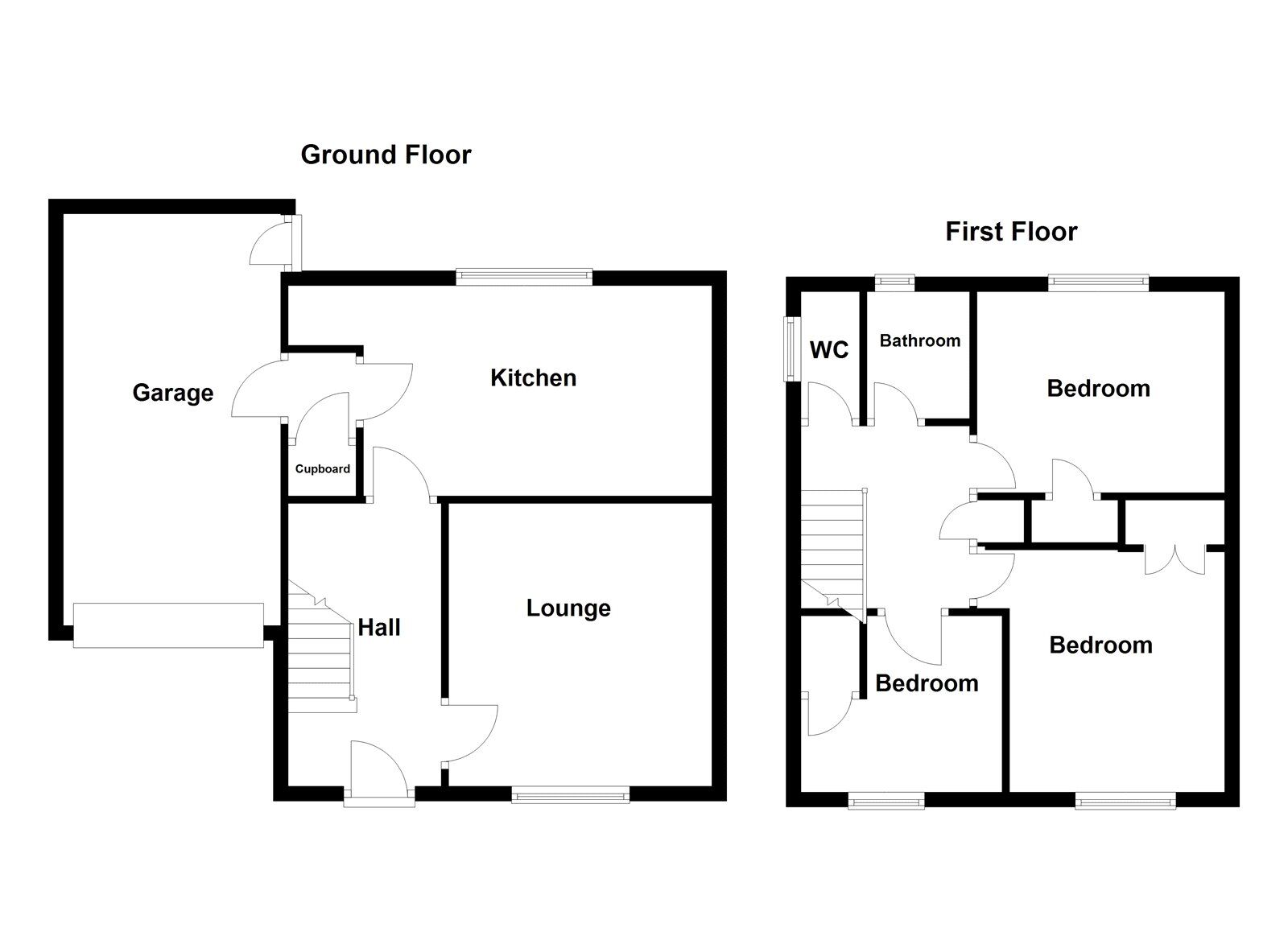 Floorplan of 3 bedroom Semi Detached House for sale, South View, South Hylton, Tyne and Wear, SR4