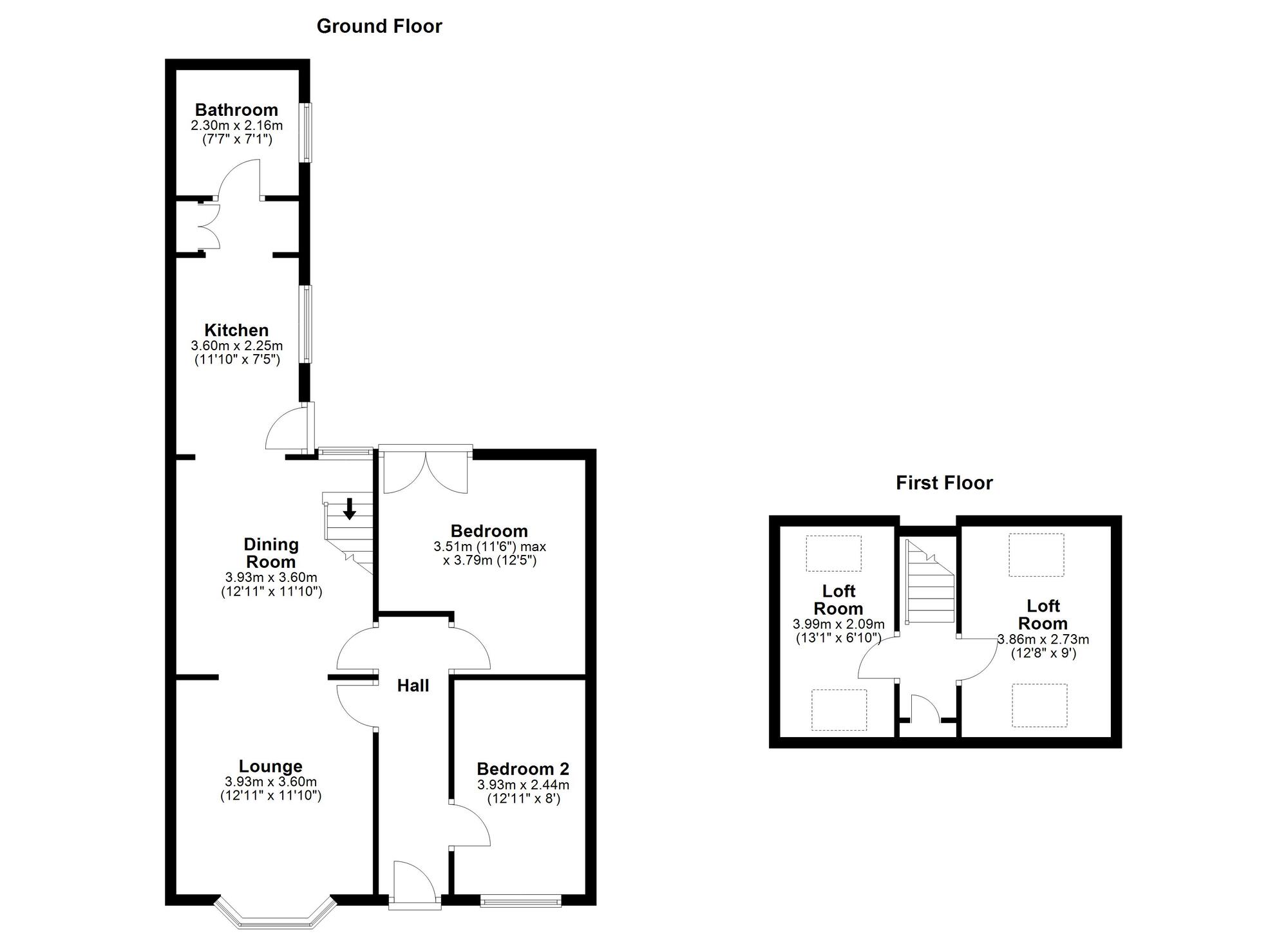 Floorplan of 2 bedroom Mid Terrace House for sale, General Graham Street, Sunderland, Tyne and Wear, SR4