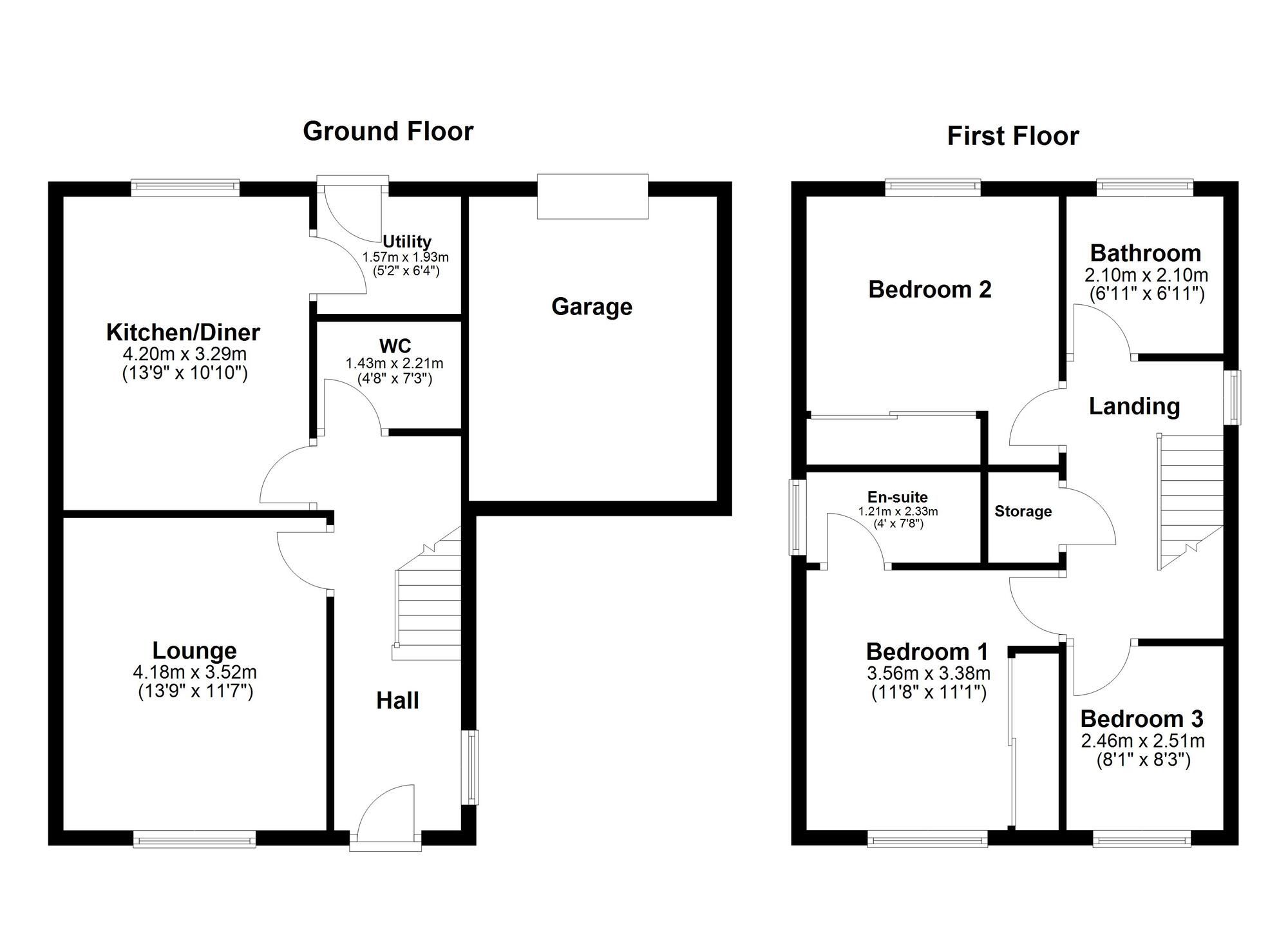 Floorplan of 3 bedroom Detached House for sale, Bardolph Drive, Sunderland, Tyne and Wear, SR5