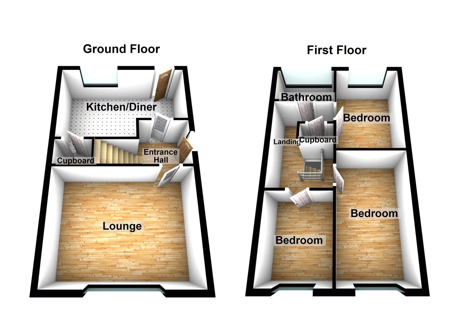 Floorplan of 3 bedroom Semi Detached House for sale, West Street, Sunderland, Tyne and Wear, SR3