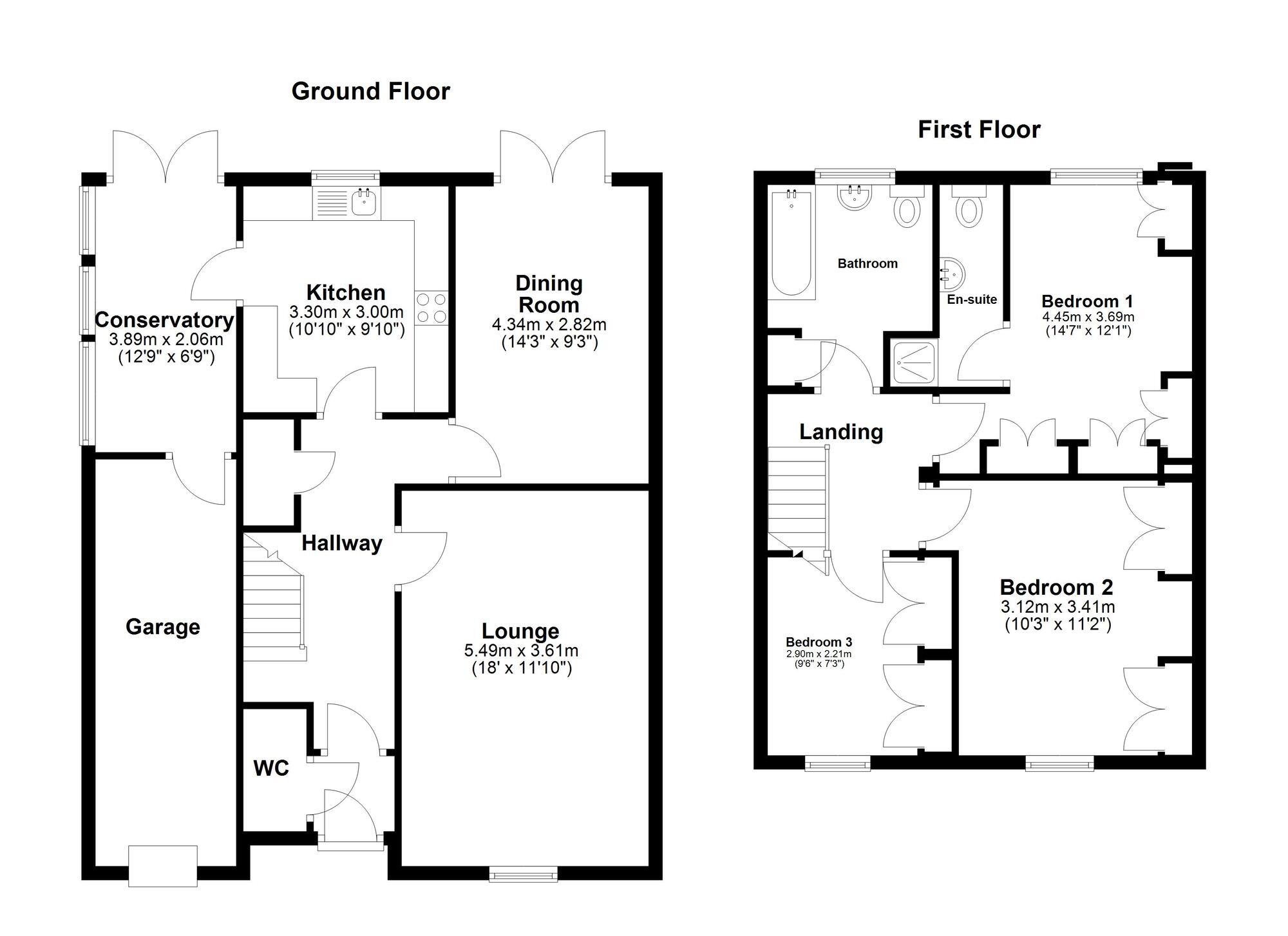 Floorplan of 3 bedroom Detached House for sale, Noirmont Way, Sunderland, Tyne and Wear, SR3