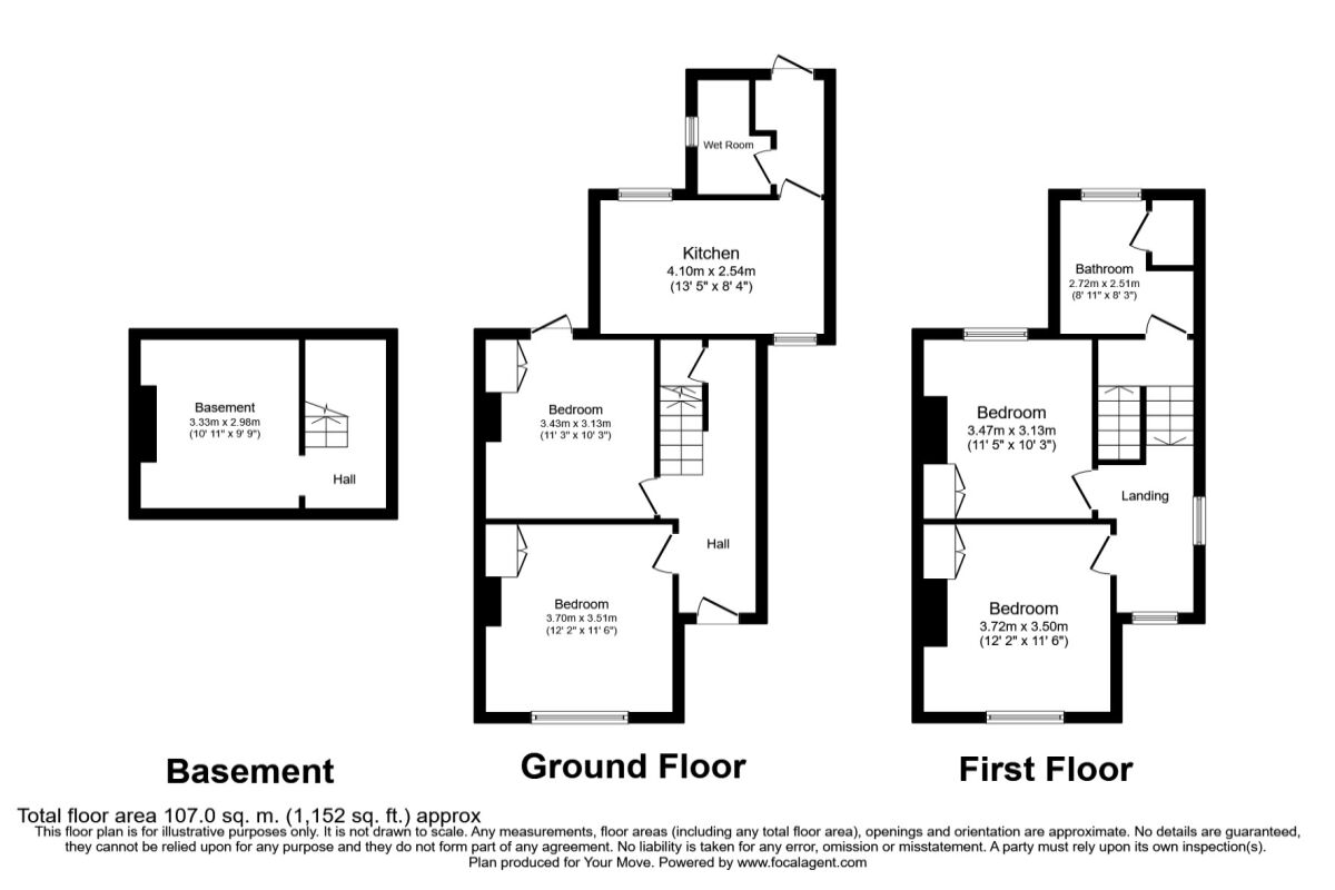 Floorplan of  Room to rent, Penrhyn Road, Kingston Upon Thames, Surrey, KT1