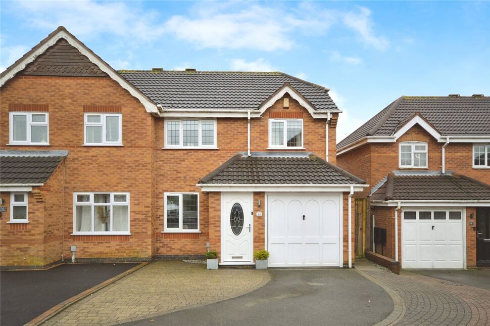 Main image of 3 bedroom Semi Detached House for sale, Ascott Drive, Newhall, Derbyshire, DE11