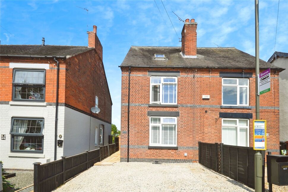 Main image of 2 bedroom Semi Detached House for sale, Linton Road, Castle Gresley, Derbyshire, DE11