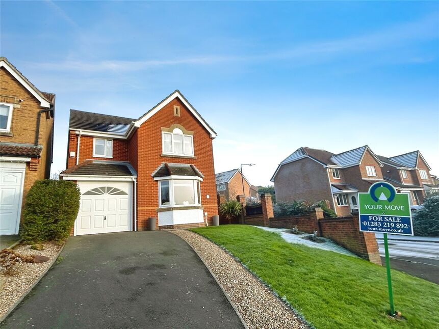 Main image of 4 bedroom Detached House for sale, Edgecote Drive, Newhall, Derbyshire, DE11