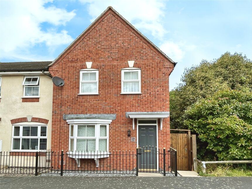 Main image of 3 bedroom End Terrace House for sale, Anglia Drive, Church Gresley, Derbyshire, DE11