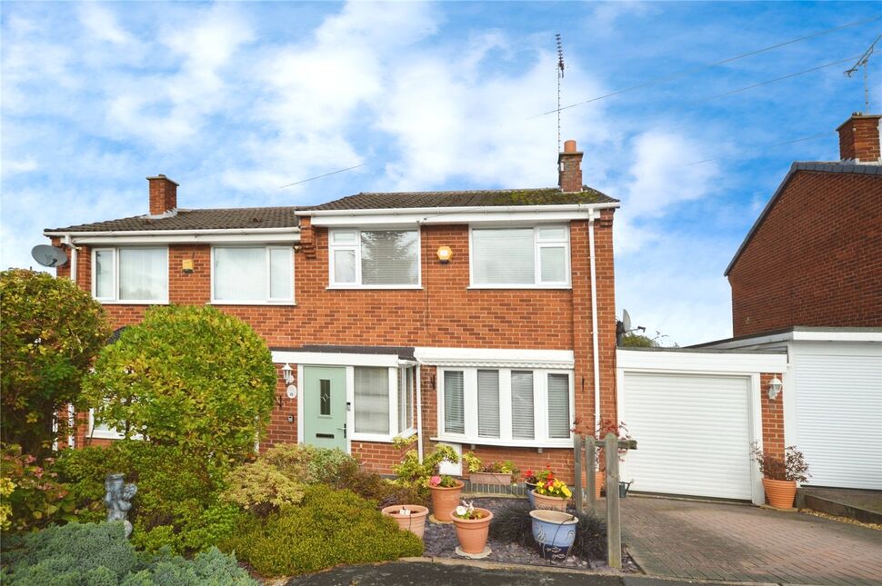 Main image of 3 bedroom Semi Detached House for sale, Clifton Close, Swadlincote, Derbyshire, DE11