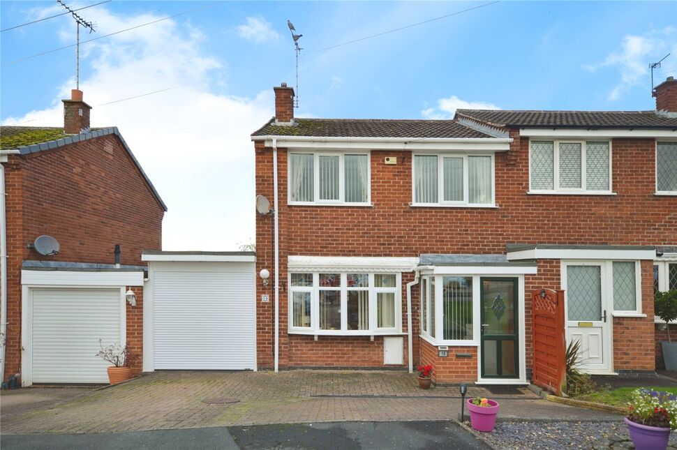 Main image of 3 bedroom Semi Detached House for sale, Clifton Close, Swadlincote, Derbyshire, DE11