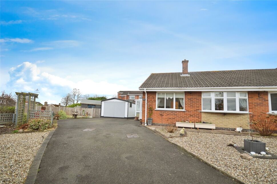 Main image of 2 bedroom Semi Detached Bungalow for sale, Shakespeare Close, Swadlincote, Derbyshire, DE11