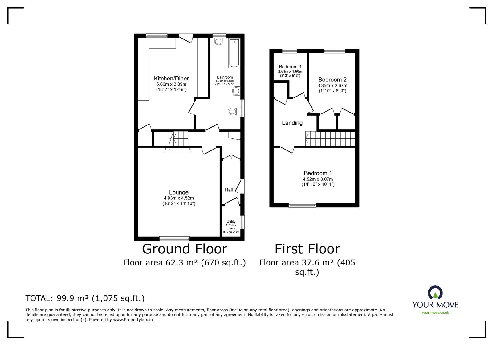 Floorplan of 3 bedroom Semi Detached House for sale, Park House Cottage, Bower Lane, Dartford, DA4