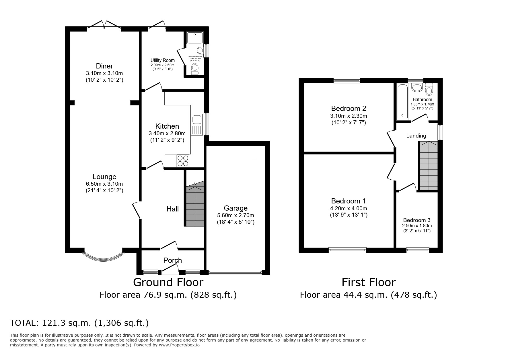 Floorplan of 3 bedroom Semi Detached House for sale, Ash Close, Swanley, Kent, BR8