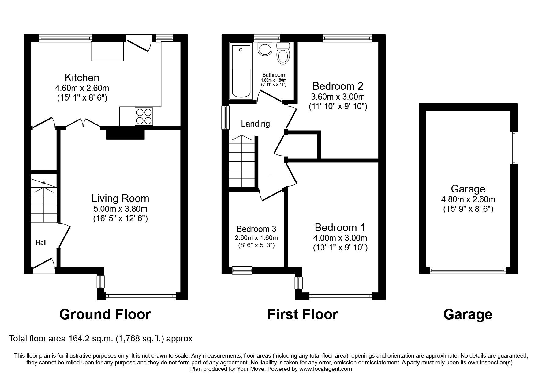 Floorplan of 3 bedroom Semi Detached House for sale, Belmont Avenue, Clifton, Manchester, M27