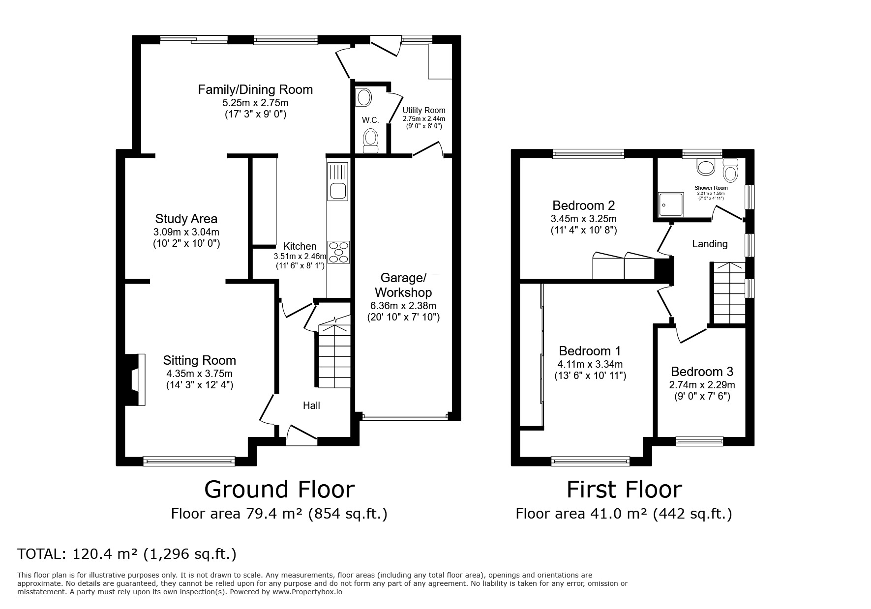 Floorplan of 3 bedroom Semi Detached House for sale, Willow Lea, Tonbridge, Kent, TN10