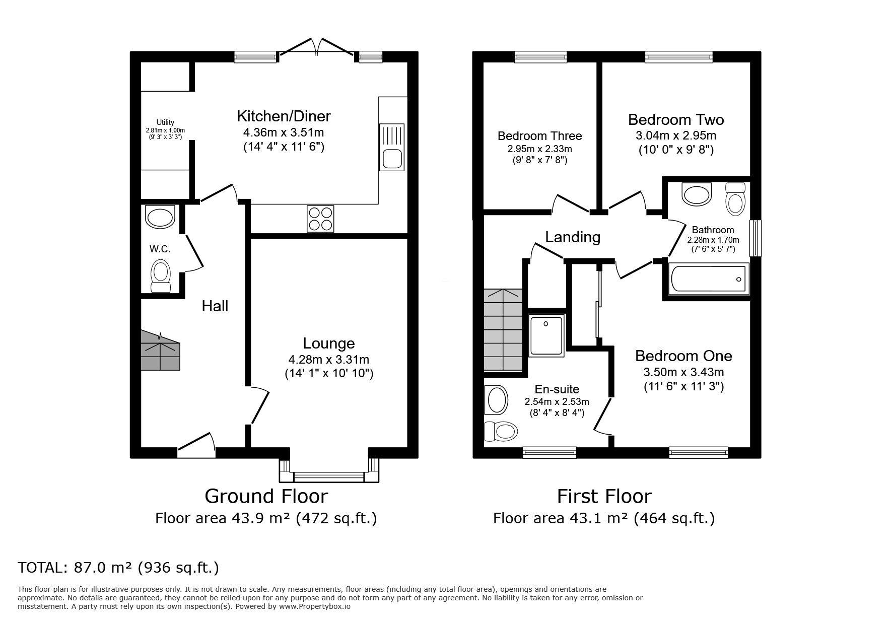 Floorplan of 3 bedroom Detached House for sale, Stretton Close, Worsley, Greater Manchester, M28