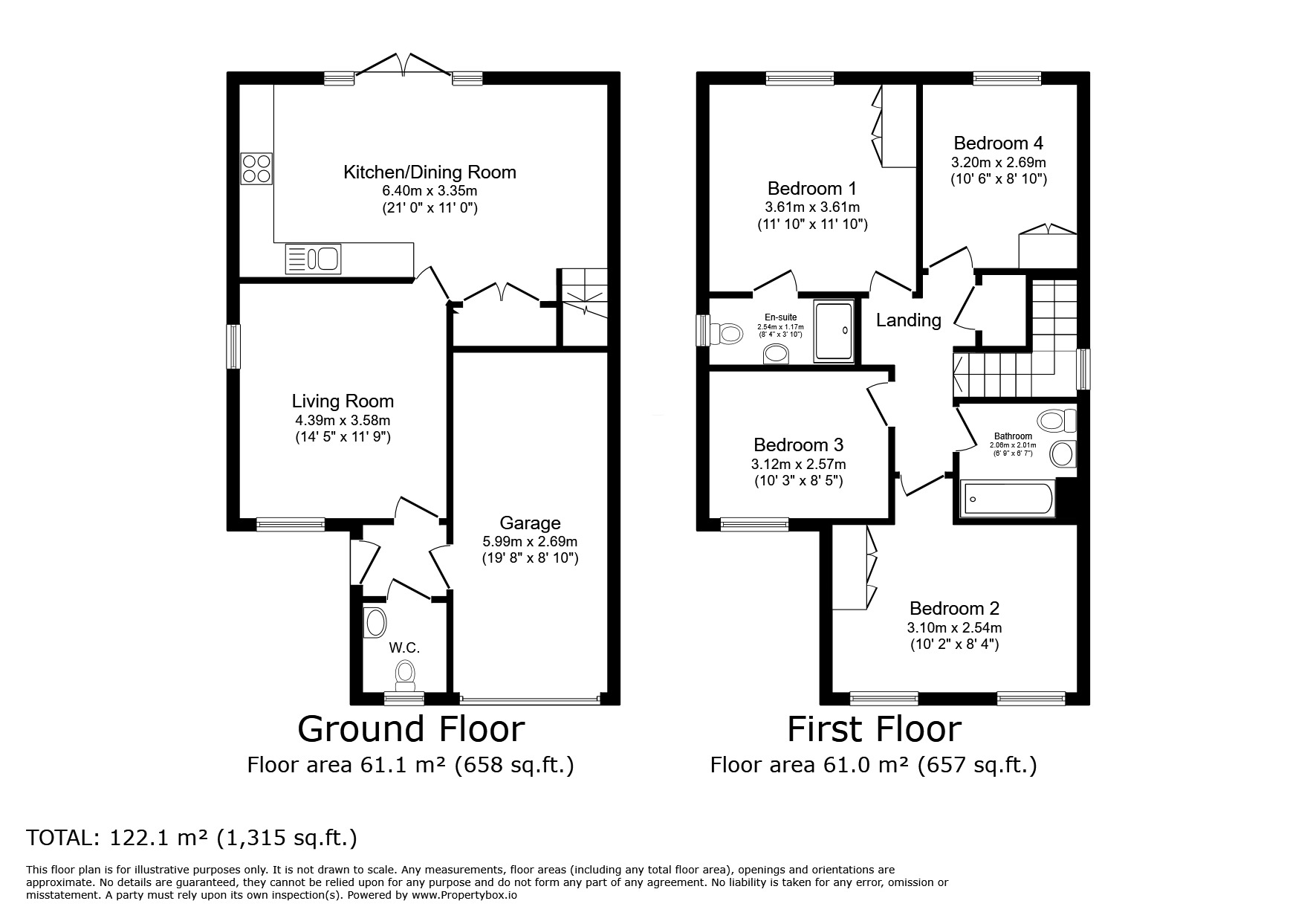 Floorplan of 4 bedroom Detached House to rent, Norton Road, Worsley, Greater Manchester, M28