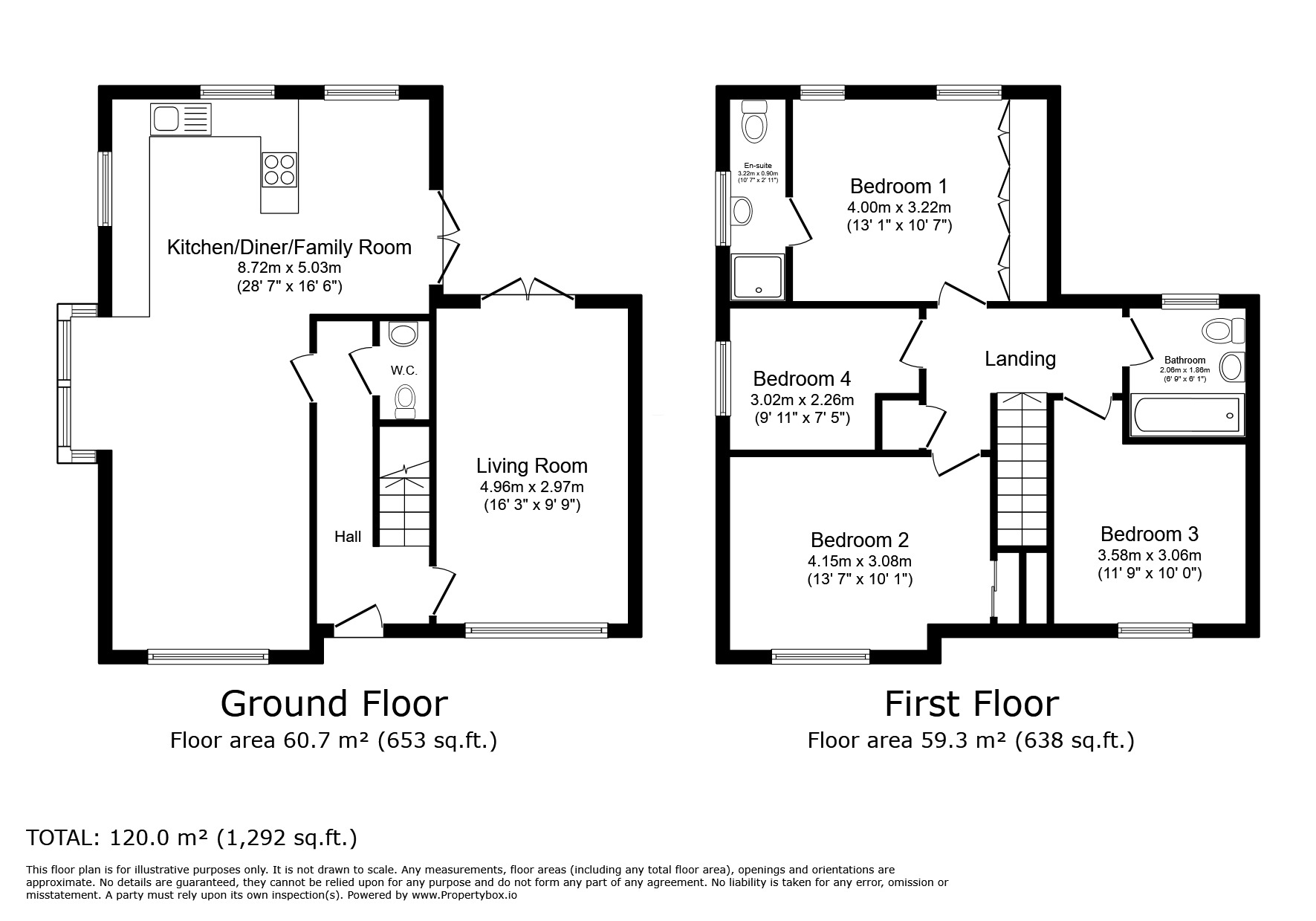 Floorplan of 4 bedroom Detached House for sale, Dandelion Green, Worsley, Greater Manchester, M28