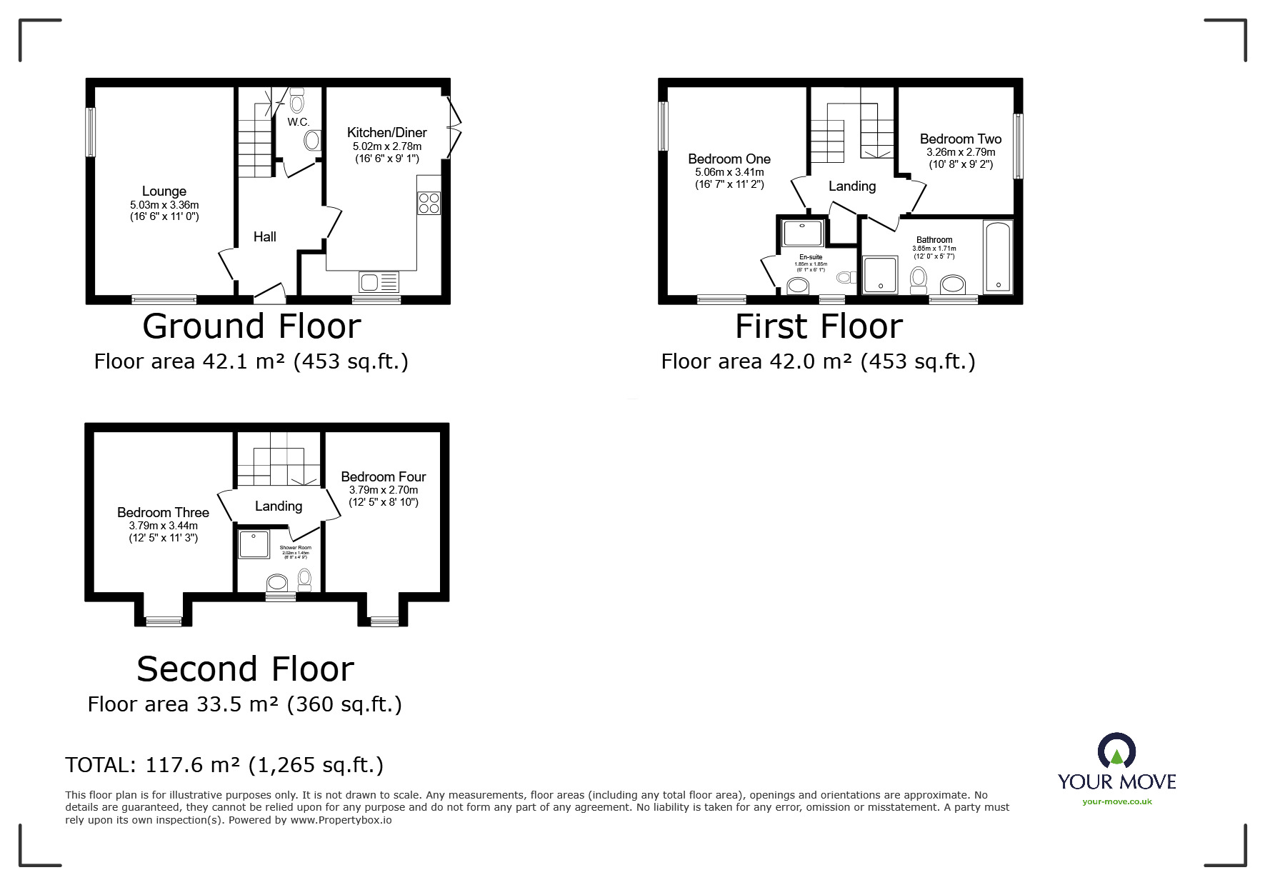 Floorplan of 4 bedroom Detached House for sale, Threadneedle Drive, Worsley, Greater Manchester, M28