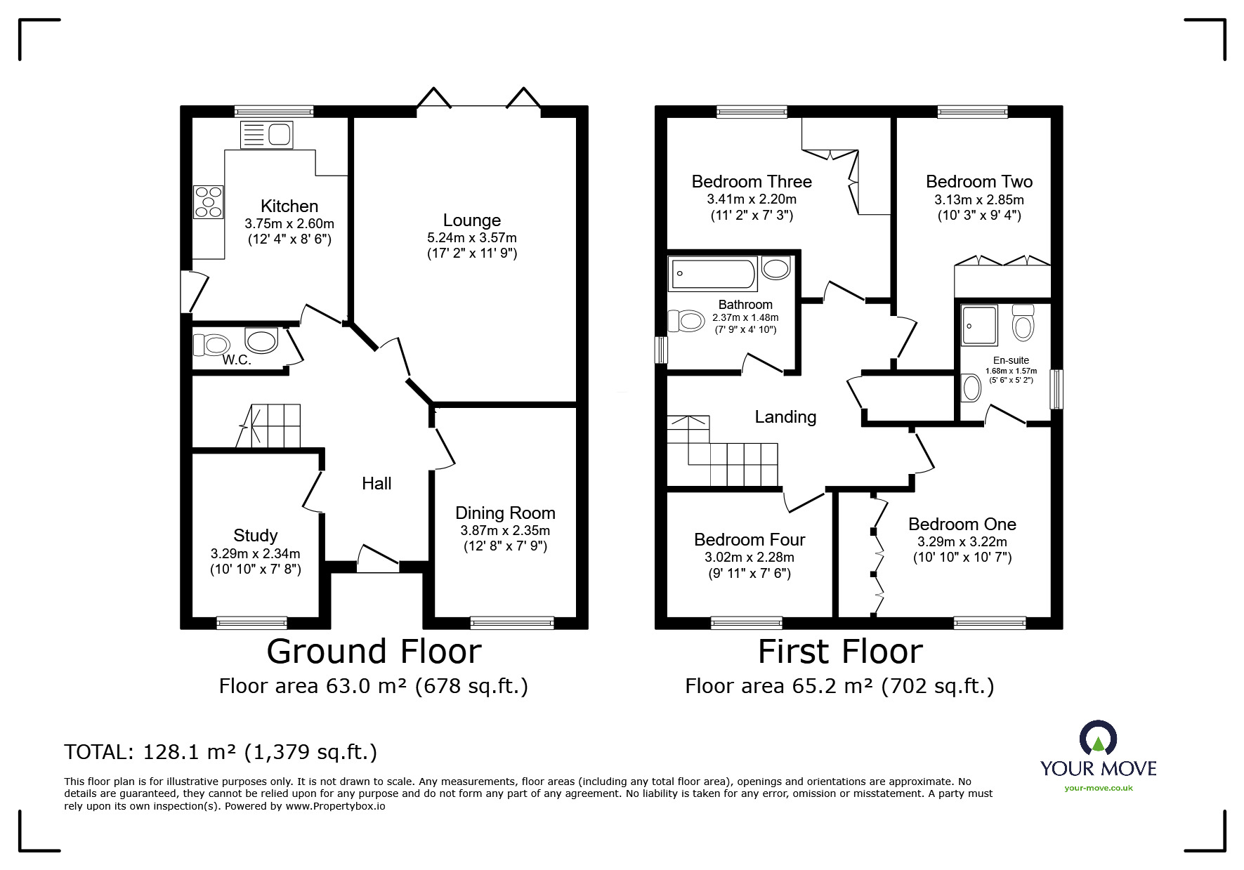 Floorplan of 4 bedroom Detached House for sale, Lentworth Drive, Worsley, Greater Manchester, M28