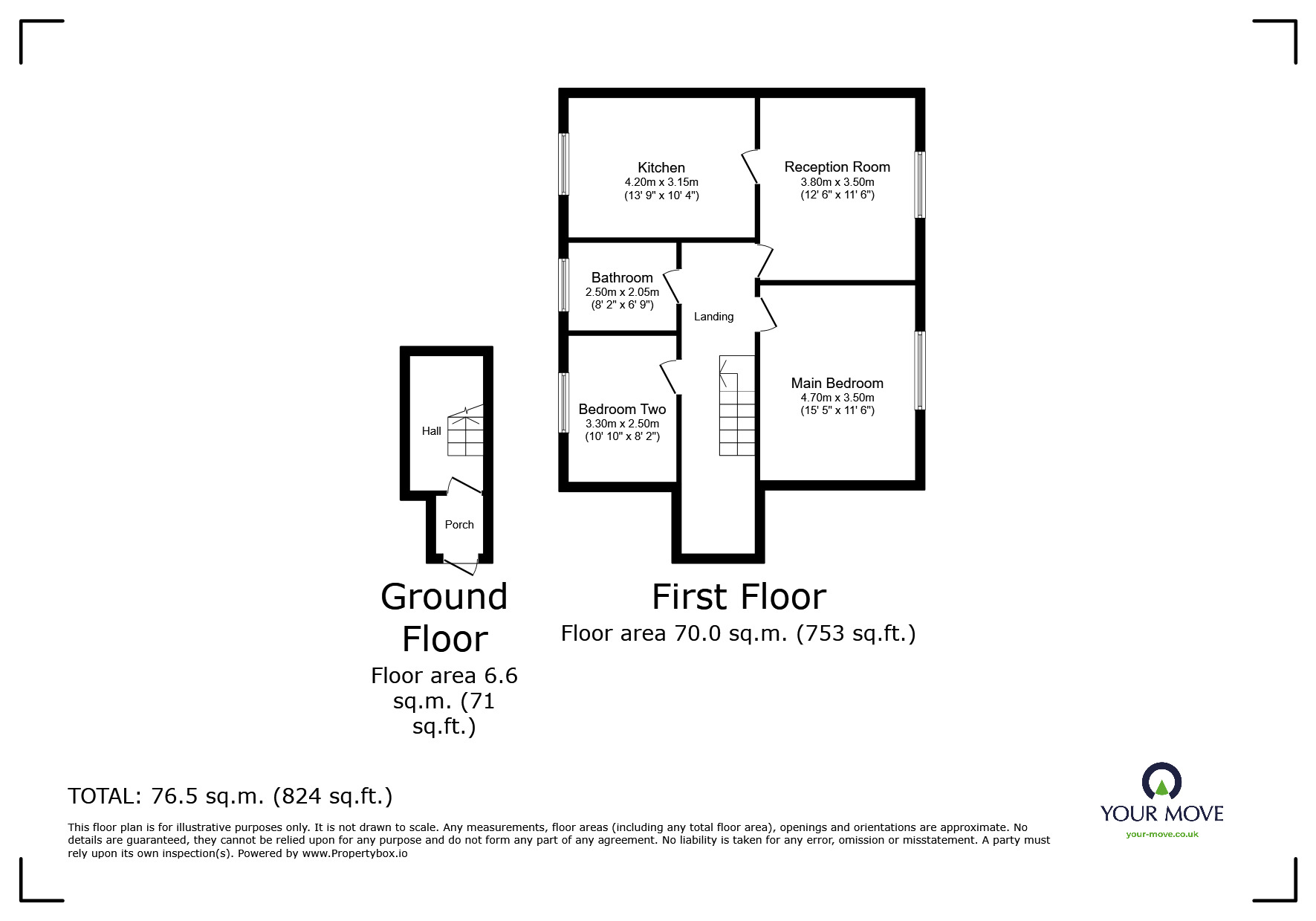 Floorplan of 2 bedroom  Flat to rent, Athens Drive, Worsley, Greater Manchester, M28