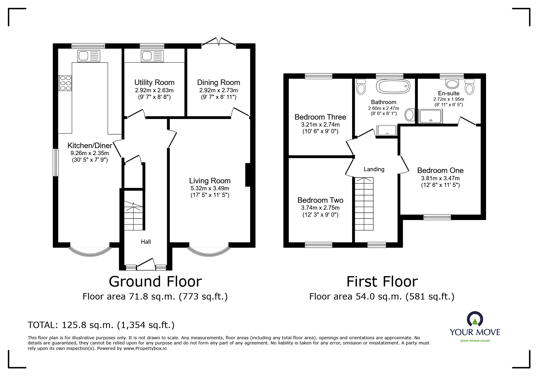 Floorplan of 3 bedroom Detached House for sale, Hilton Lane, Worsley, Greater Manchester, M28