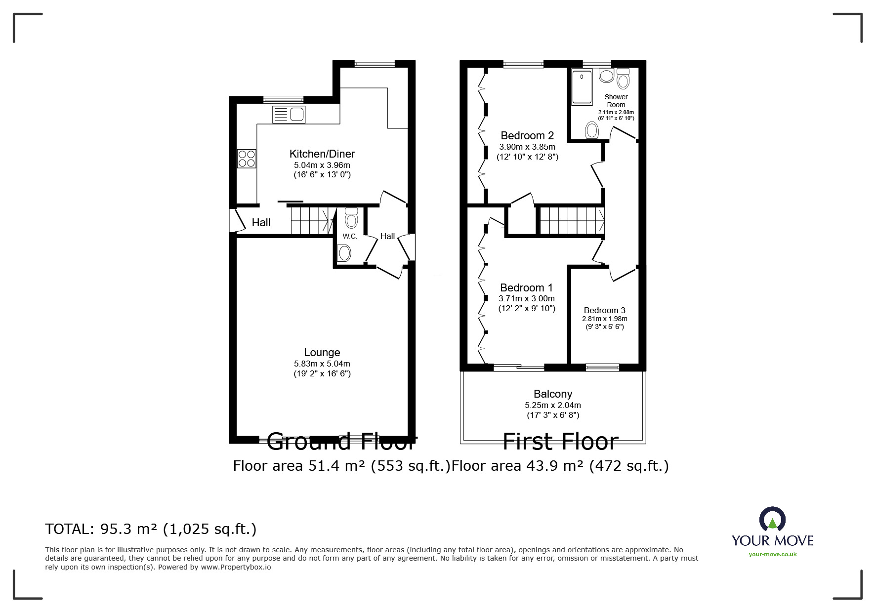 Floorplan of 3 bedroom Detached House for sale, Hopefold Drive, Worsley, Greater Manchester, M28