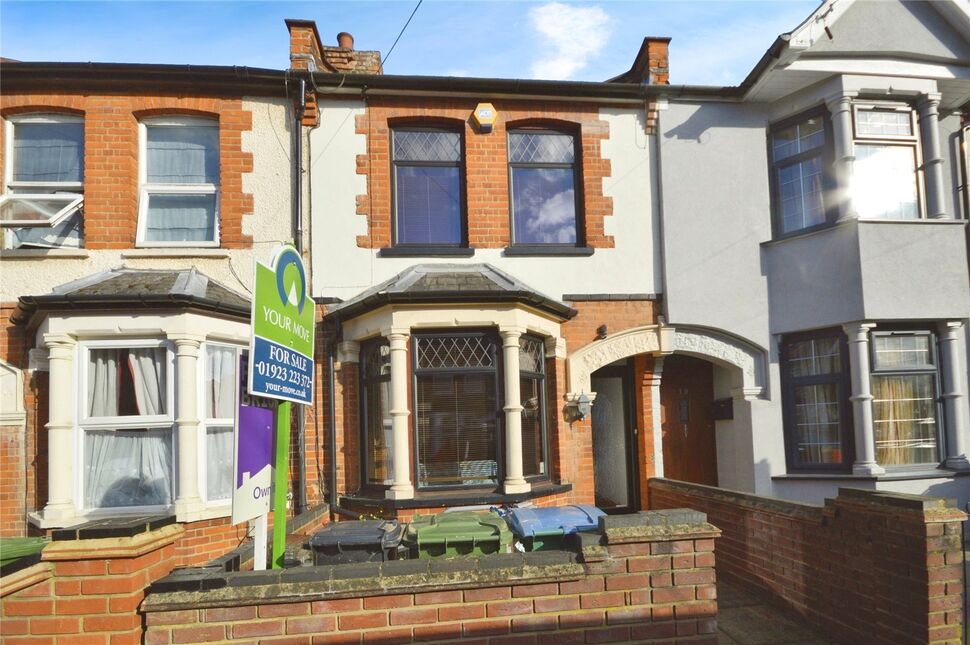 Main image of 3 bedroom Mid Terrace House for sale, Belgrave Avenue, Watford, Hertfordshire, WD18