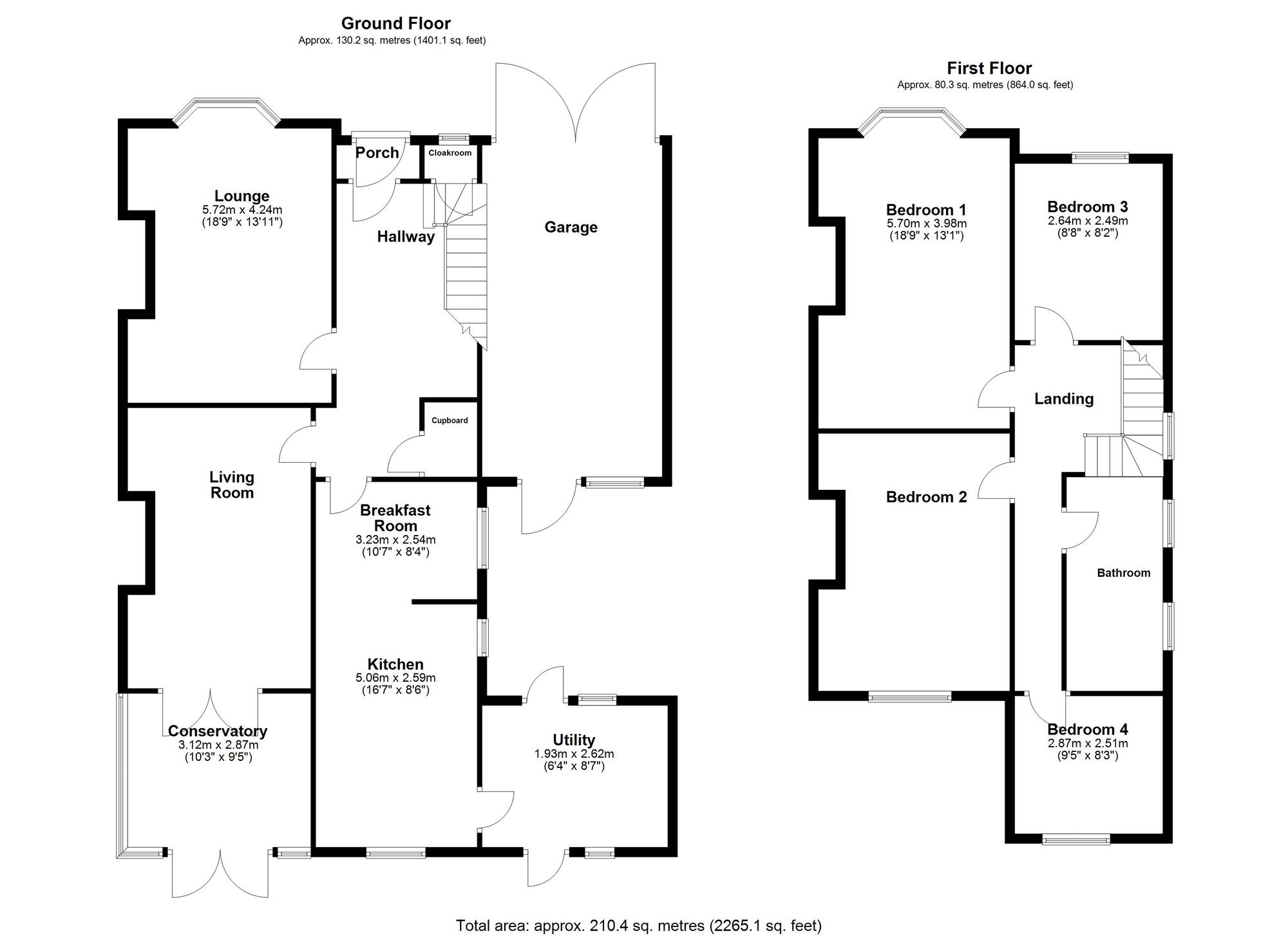 Floorplan of 4 bedroom Semi Detached House for sale, Brighton Grove, Whitley Bay, Tyne and Wear, NE26