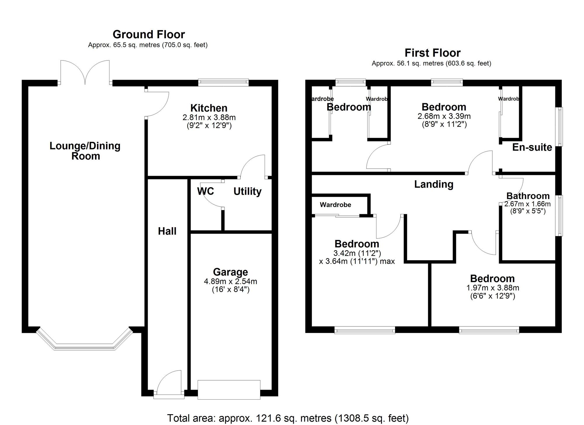 Floorplan of 4 bedroom Detached House for sale, Moor Park Court, North Shields, Tyne and Wear, NE29