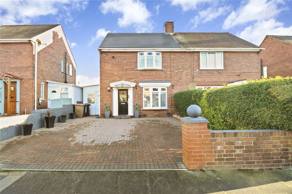 Main image of 2 bedroom Semi Detached House for sale, Wark Avenue, North Shields, Tyne and Wear, NE29