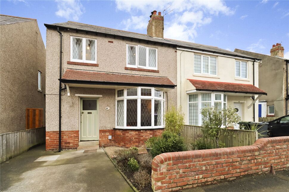 Main image of 3 bedroom Semi Detached House for sale, Uplands, Whitley Bay, Tyne and Wear, NE25