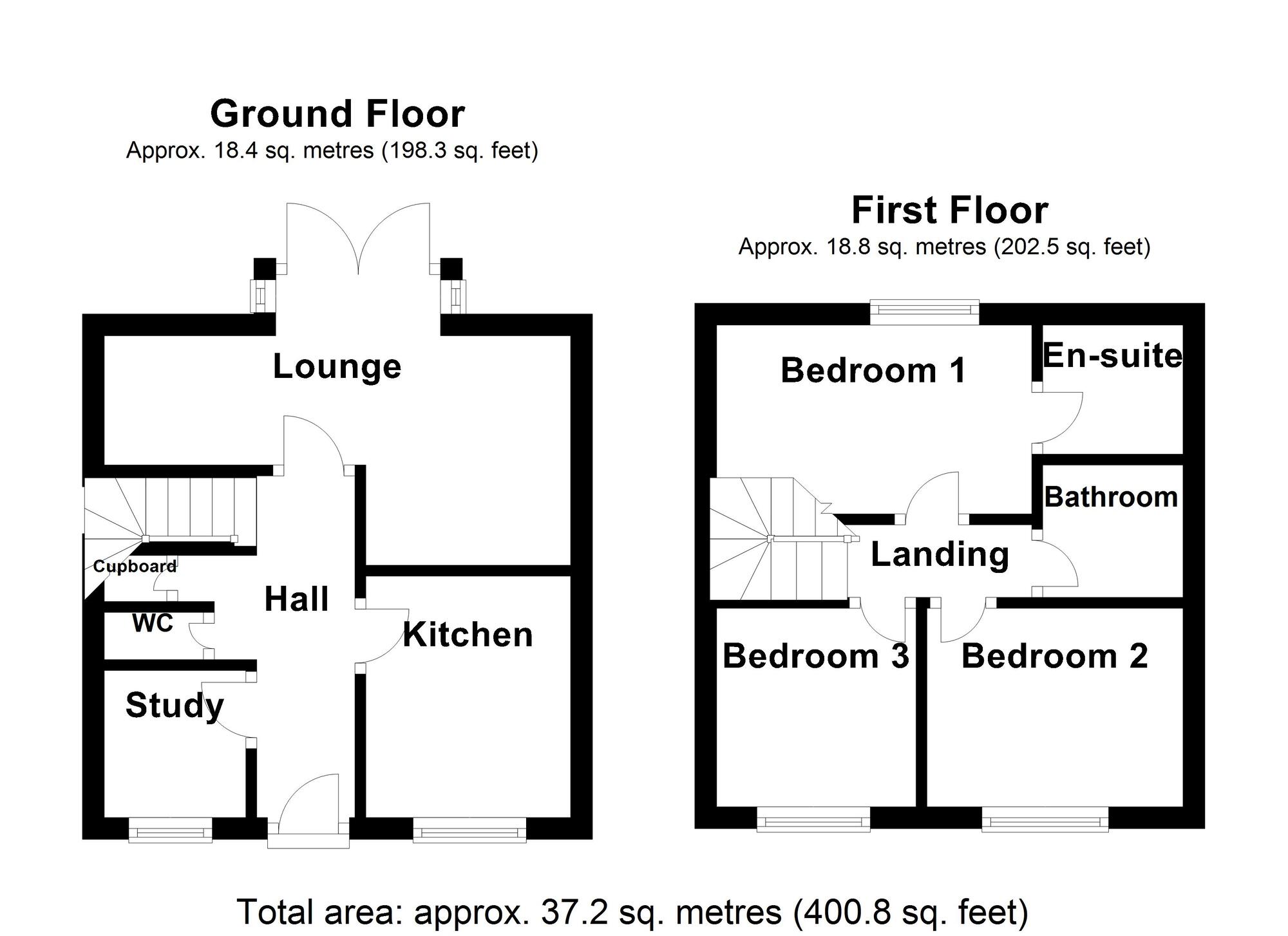 Floorplan of 3 bedroom Mid Terrace House for sale, Commissioners Wharf, North Shields, Tyne and Wear, NE29