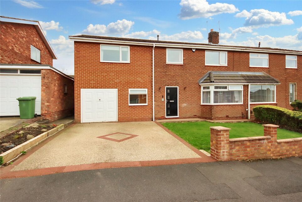 Main image of 4 bedroom Semi Detached House for sale, Riding Lea, Hanover Estate, Blaydon-On-Tyne, NE21