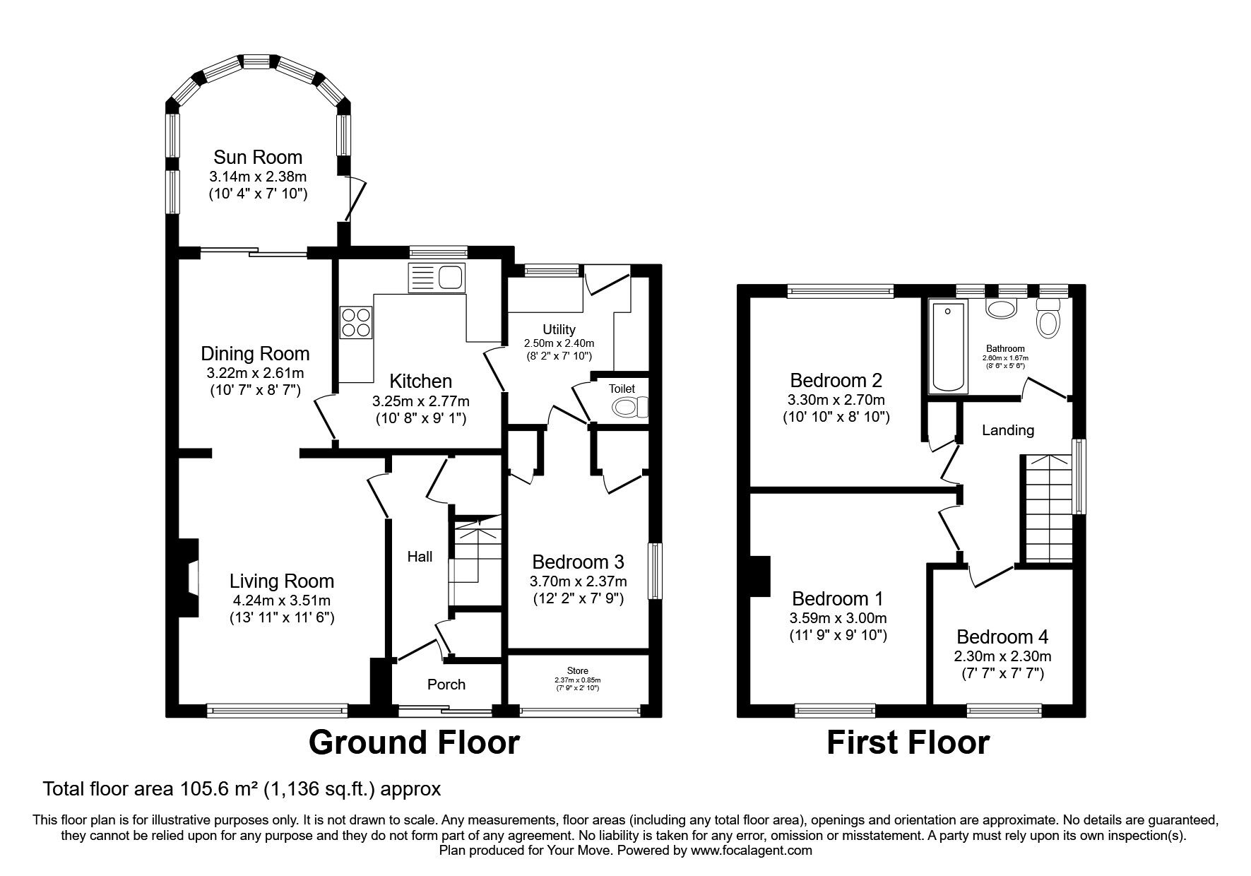 Floorplan of 3 bedroom Semi Detached House for sale, Chesmond Drive, Blaydon-on-Tyne, Tyne and Wear, NE21