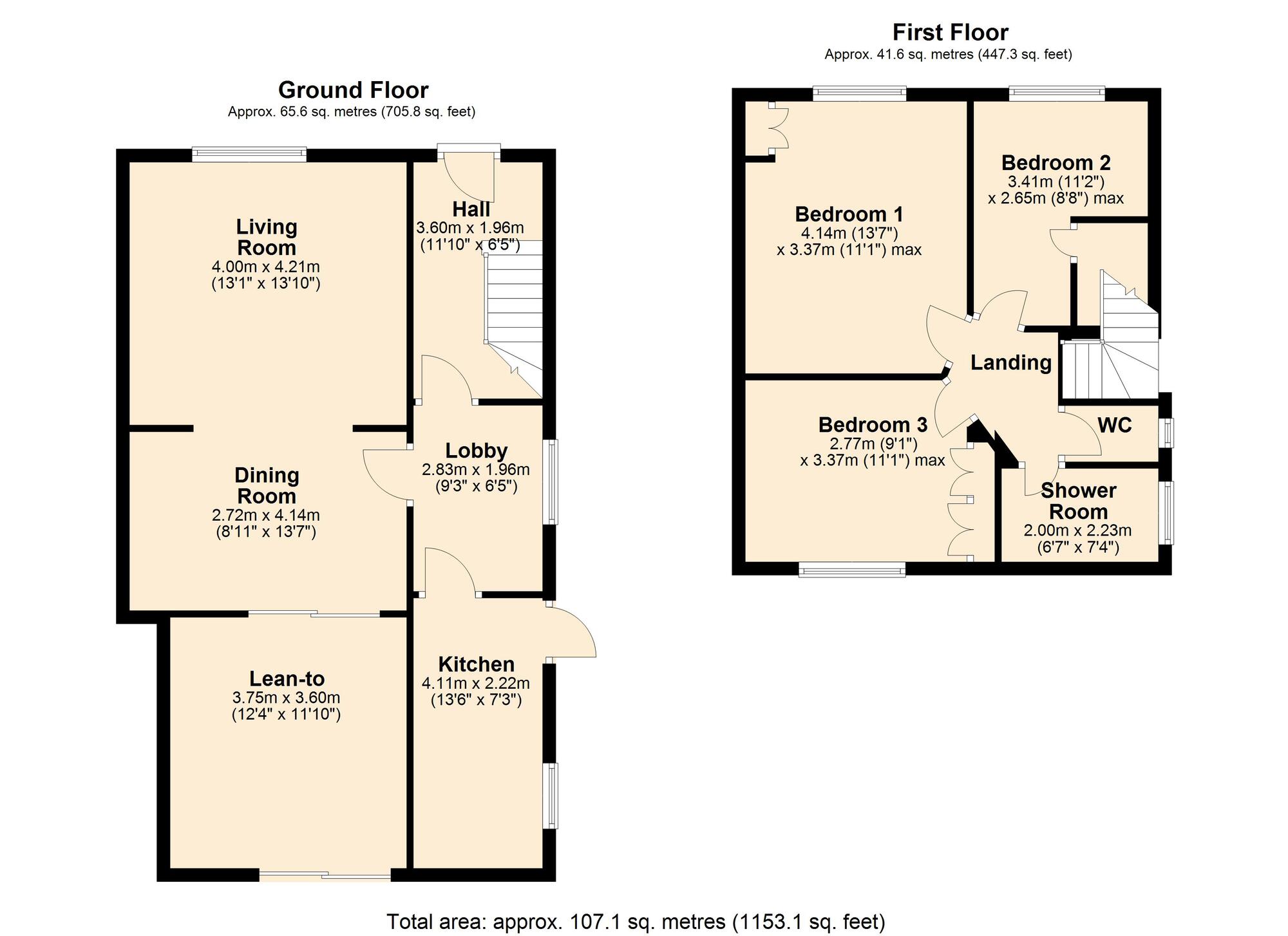 Floorplan of 3 bedroom Semi Detached House for sale, Lonnen Drive, Swalwell, NE16