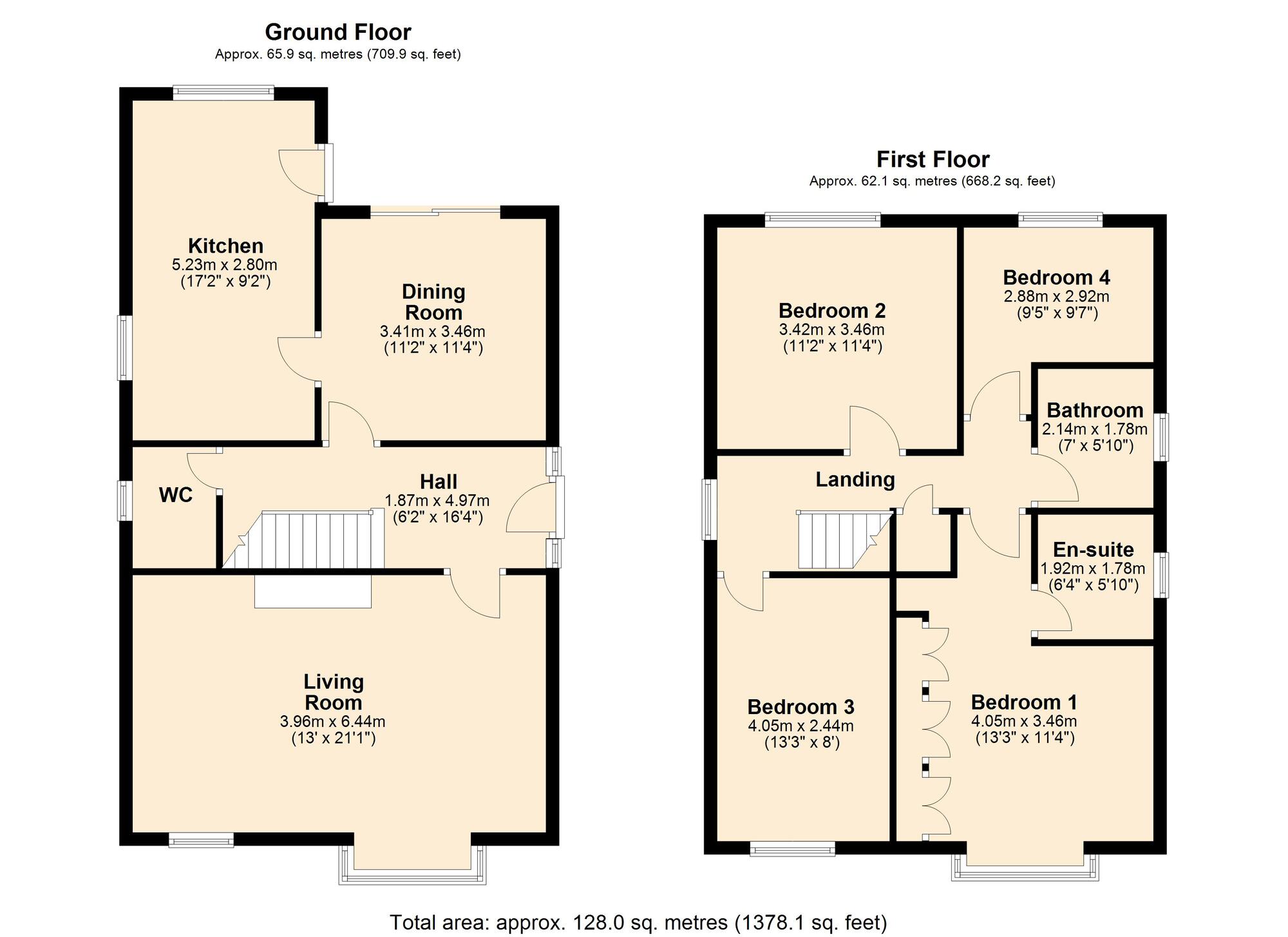 Floorplan of 4 bedroom Detached House for sale, Shibdon Park View, Blaydon-on-Tyne, Tyne and Wear, NE21