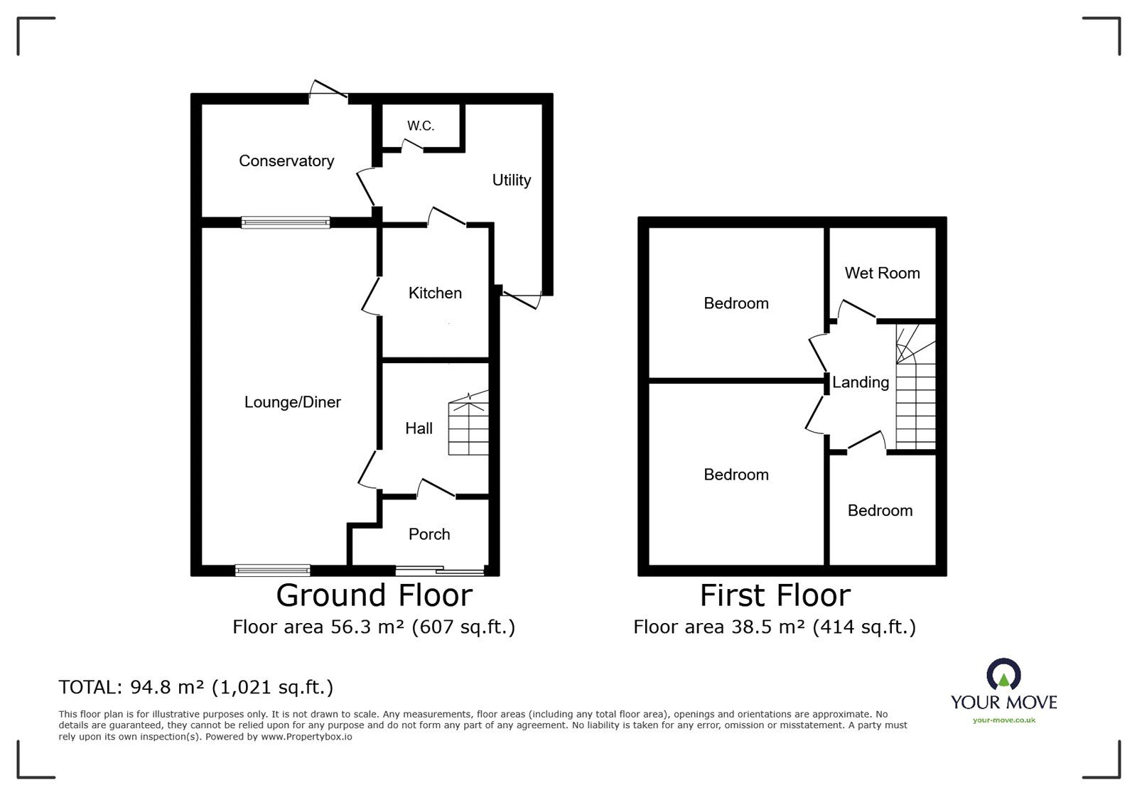 Floorplan of 3 bedroom Semi Detached House for sale, Orchard Road, Wolverhampton, West Midlands, WV11