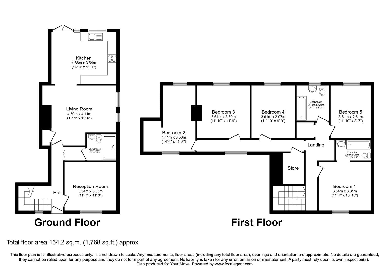 Floorplan of 5 bedroom End Terrace House for sale, Guy Avenue, Wolverhampton, West Midlands, WV10