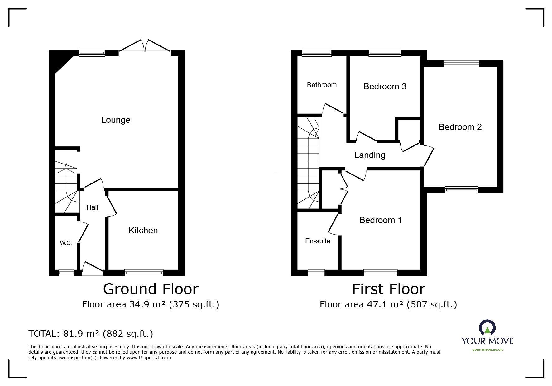 Floorplan of 3 bedroom Semi Detached House to rent, Barbel Drive, Wolverhampton, West Midlands, WV10