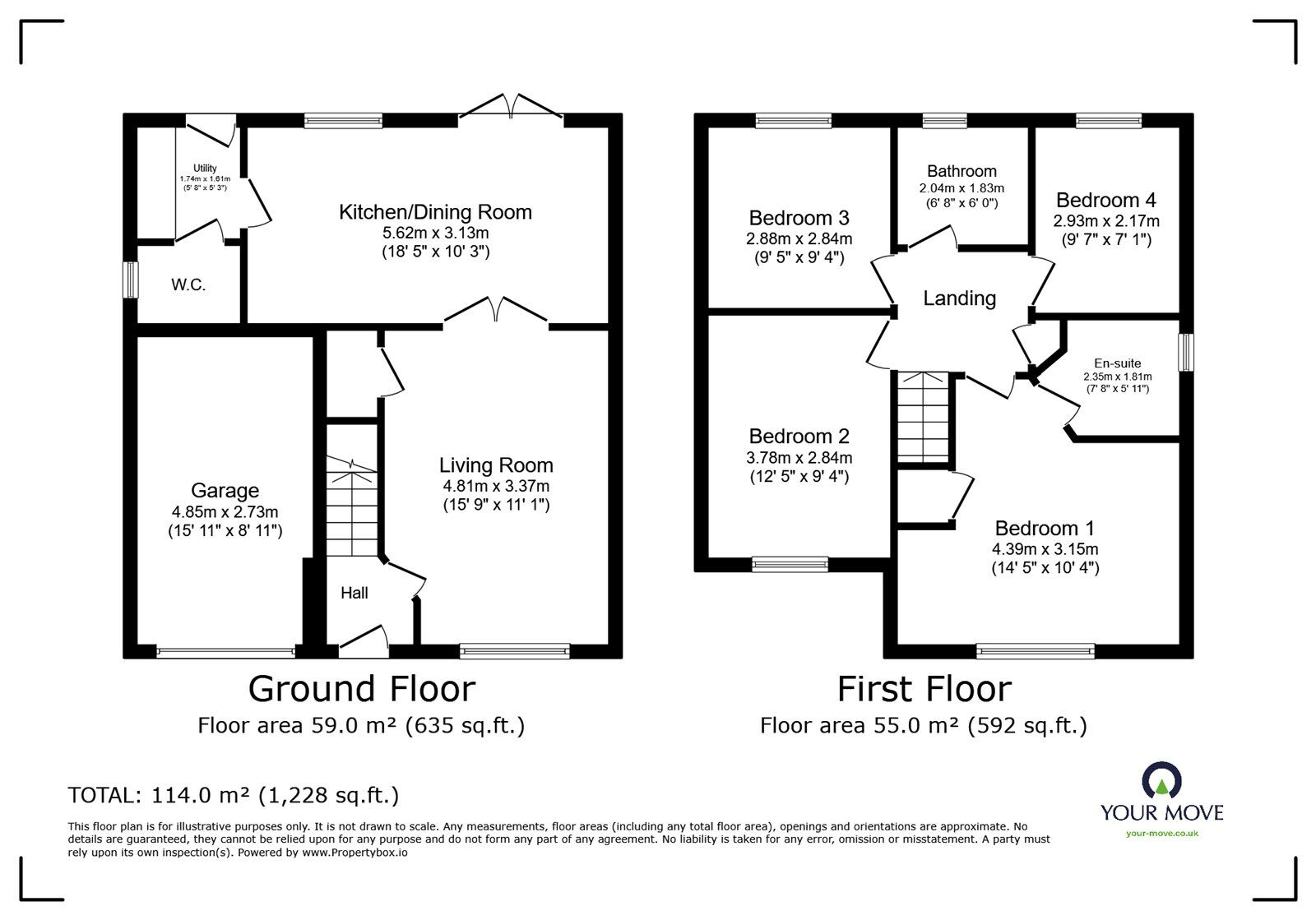 Floorplan of 4 bedroom Detached House for sale, Holly Lane, Erdington, West Midlands, B24