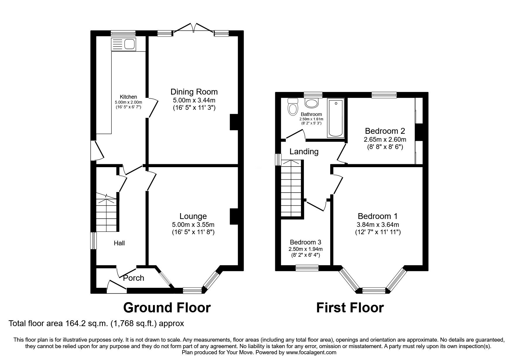 Floorplan of 3 bedroom Semi Detached House for sale, Mill Lane, Wednesfield, West Midlands, WV11