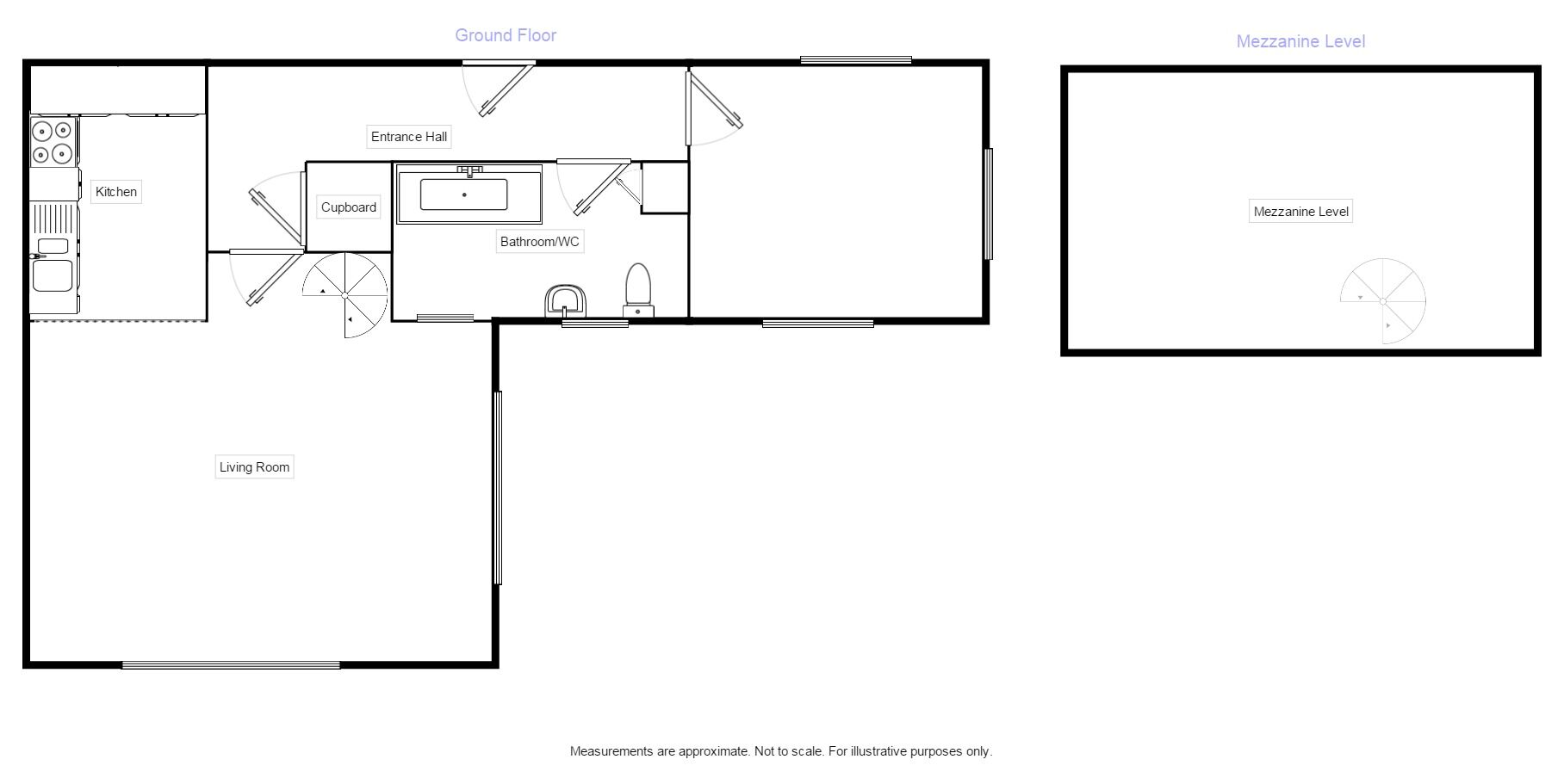 Floorplan of 1 bedroom  Flat to rent, Charlotte Court, Wigton, Cumbria, CA7