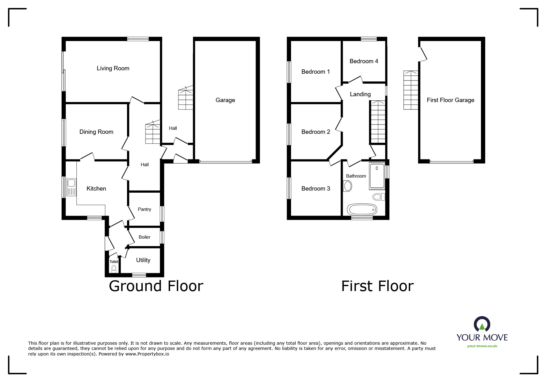 Floorplan of 4 bedroom Detached House for sale, Tiffenthwaite, Wigton, CA7