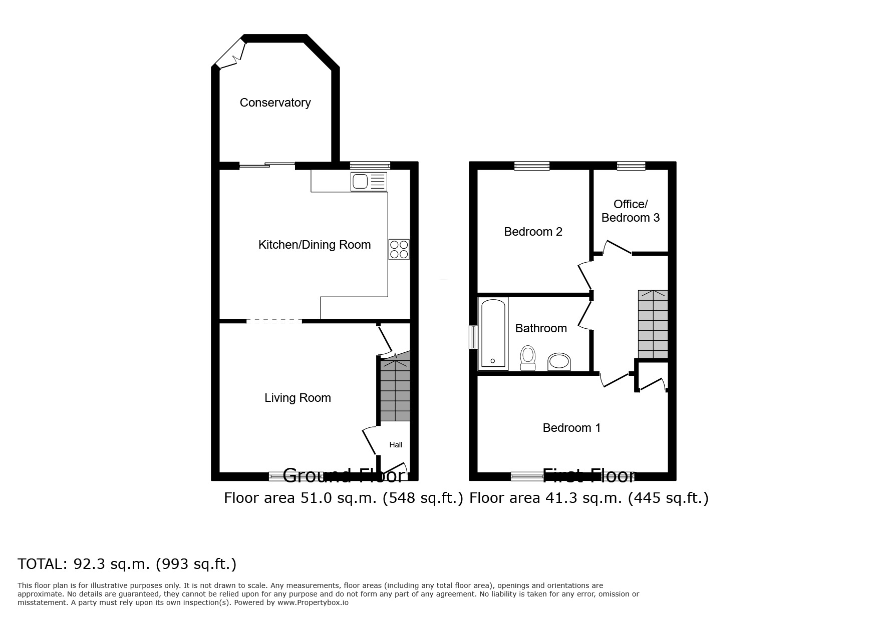 Floorplan of 3 bedroom Semi Detached House for sale, Nook Lane Close, Dalston, Carlisle, CA5