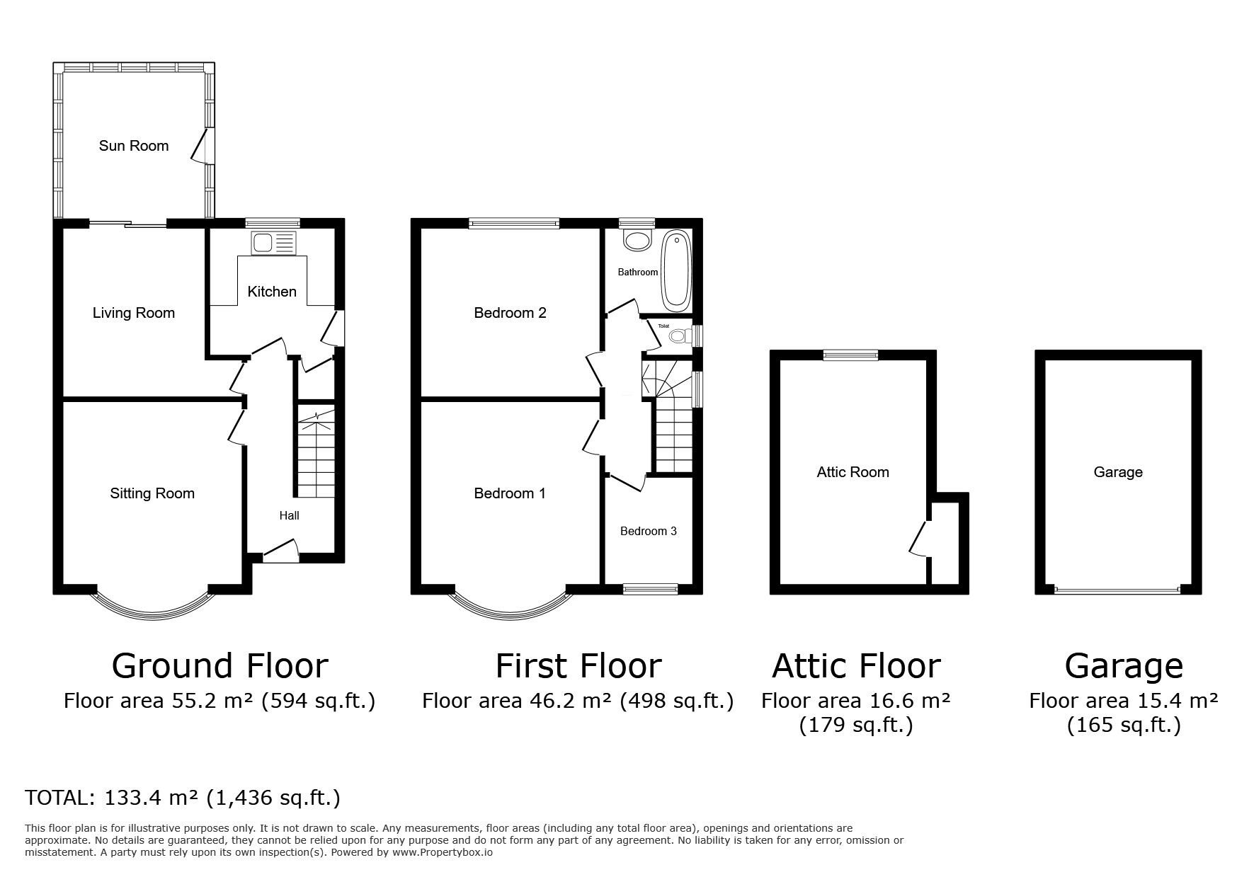 Floorplan of 3 bedroom Semi Detached House for sale, Brayton Road, Aspatria, Wigton, CA7