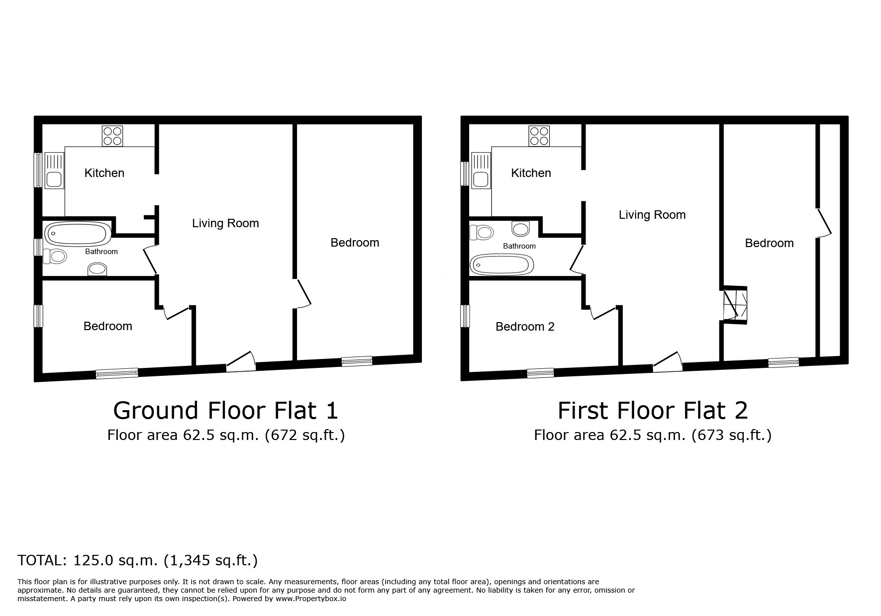 Floorplan of 4 bedroom  Flat for sale, Queen Street, Aspatria, Cumbria, CA7