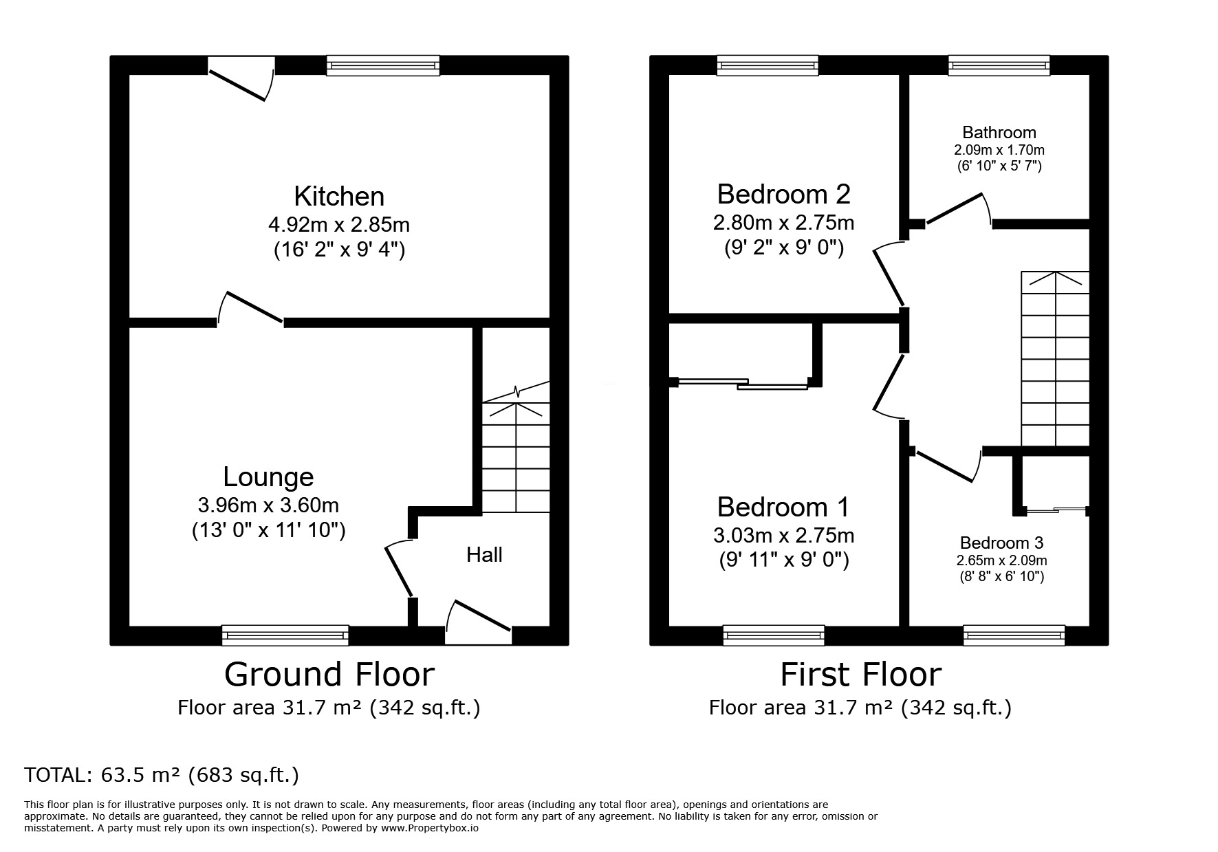 Floorplan of 3 bedroom  House to rent, Redmayne Court, Station Road, Cumbria, CA7