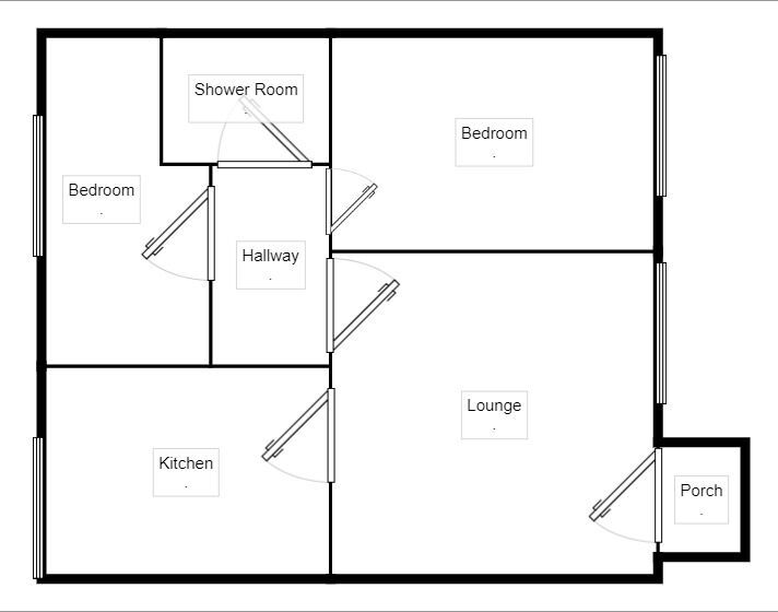 Floorplan of 2 bedroom  Flat for sale, Redmayne Court, Station Road, Cumbria, CA7