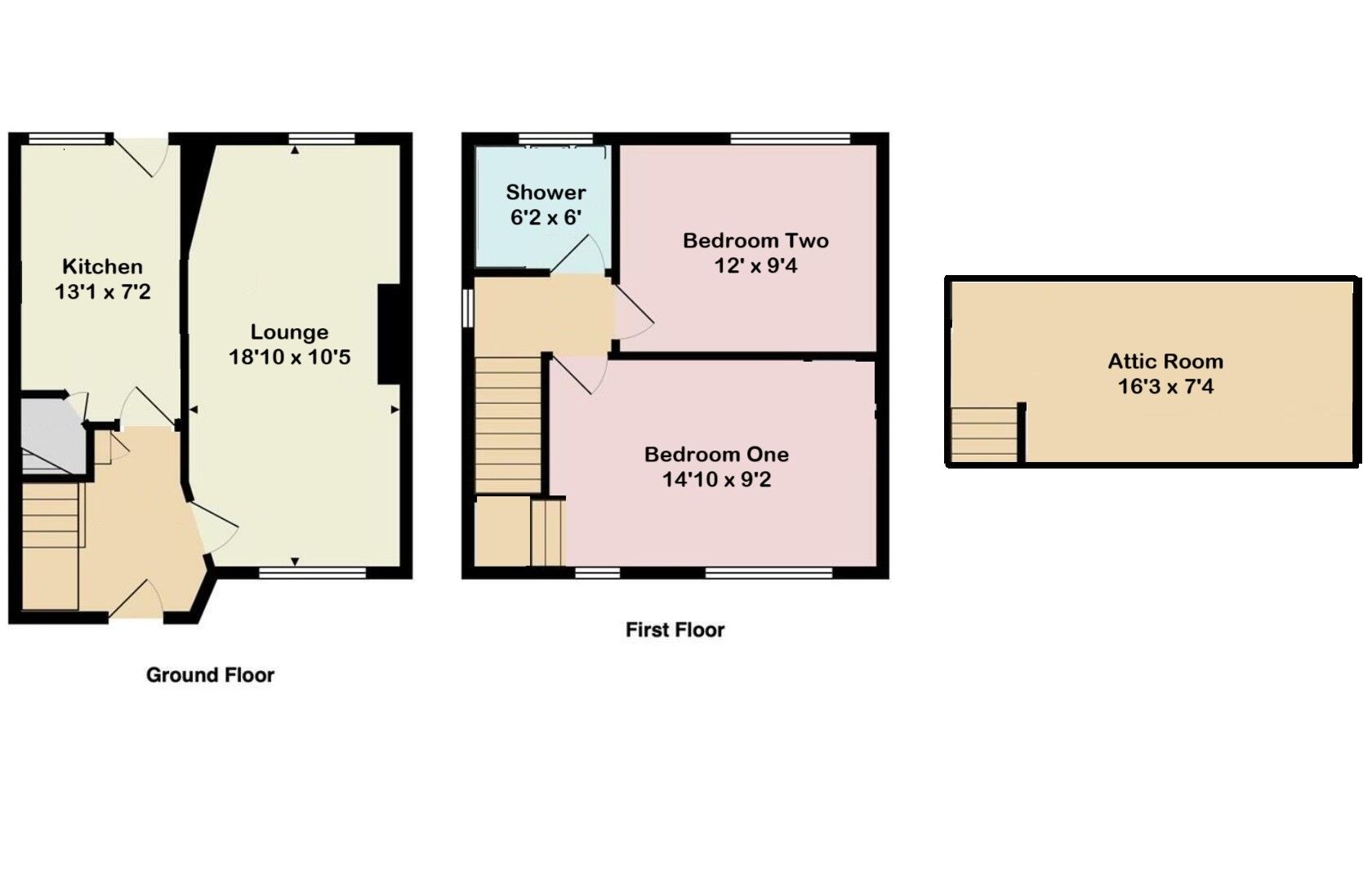 Floorplan of 2 bedroom Semi Detached House for sale, North Dryburgh Road, Wishaw, North Lanarkshire, ML2