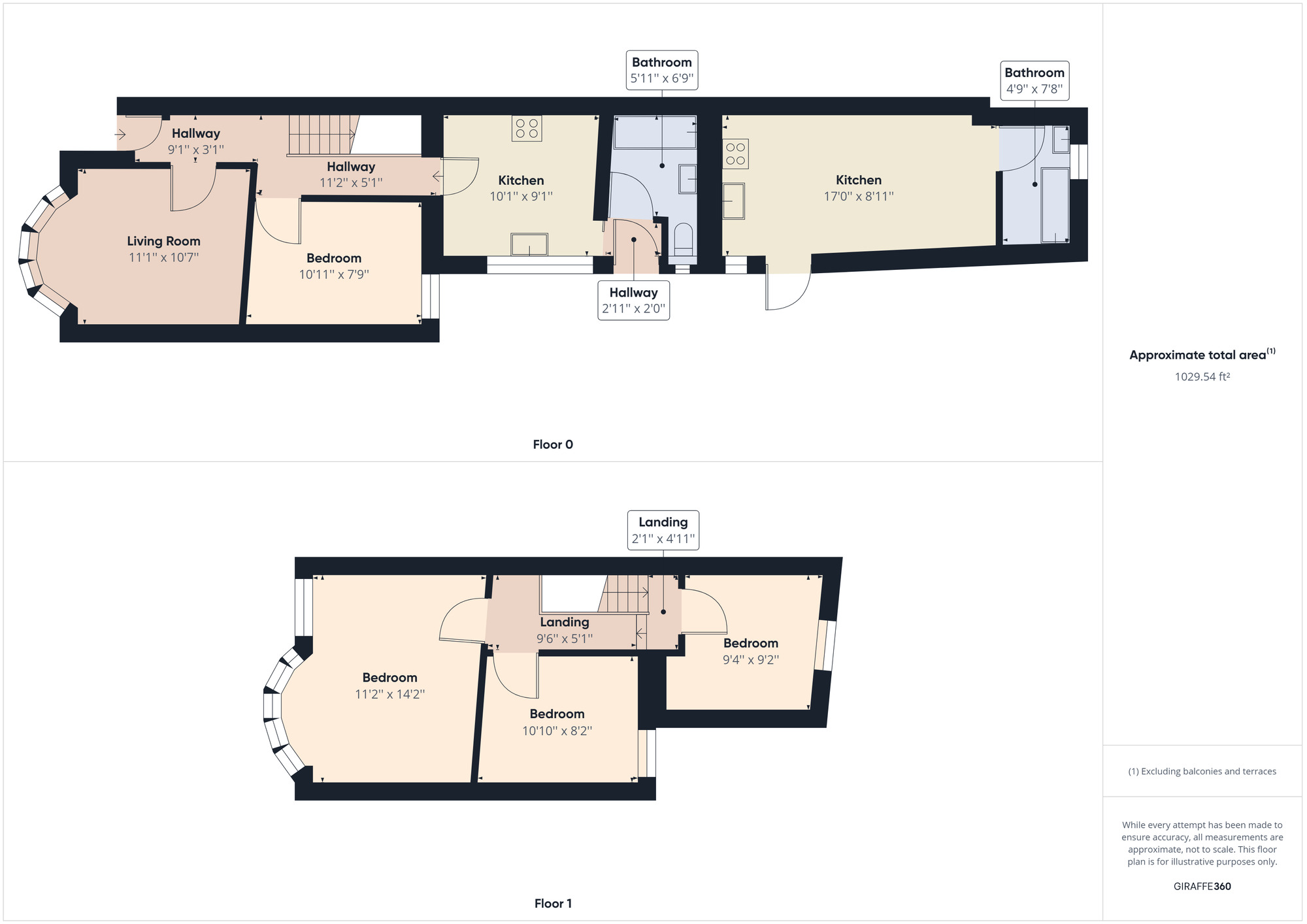 Floorplan of 3 bedroom End Terrace House for sale, Mayville Road, Leytonstone, London, E11